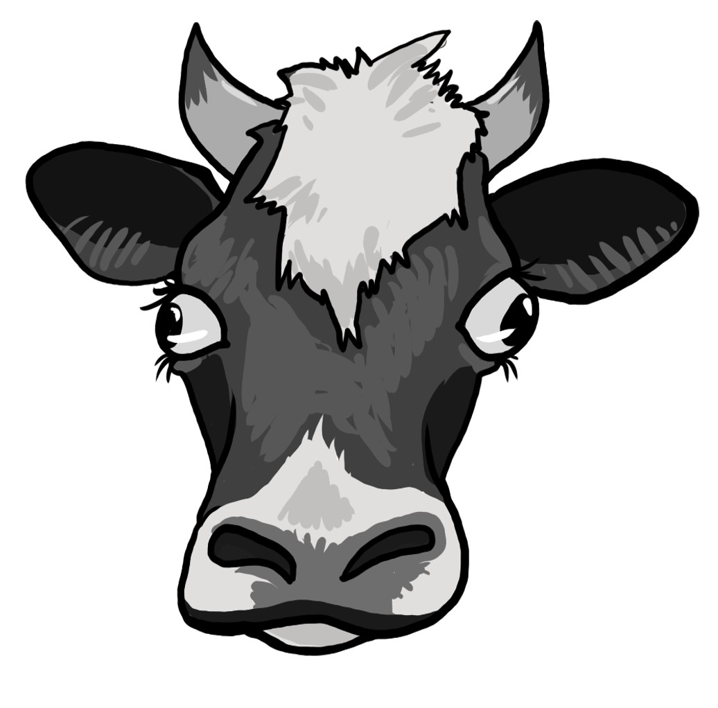 Cow tattoo design